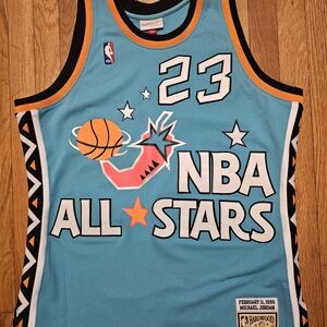 NBA All Stars Teal Basketball Jersey